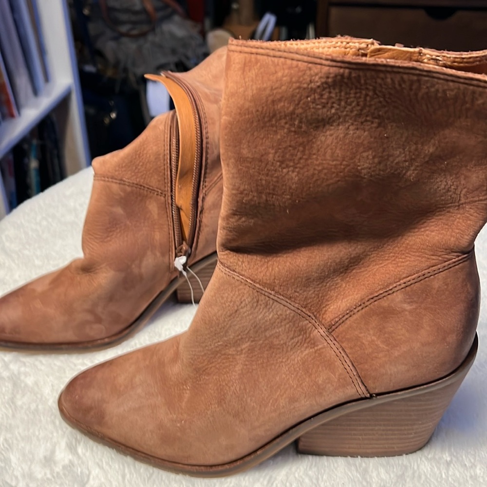 Lucky Brand suede leather boots